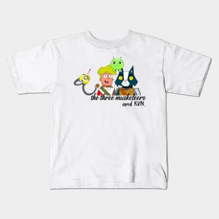 The Three Musketeers and KVN Kids T-Shirt